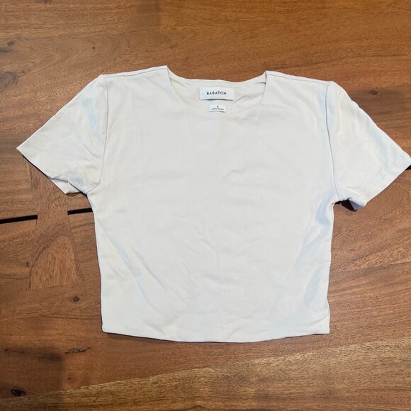 ✨ Babaton Contour Tee (Bone) | Aritzia - Picture 2 of 4